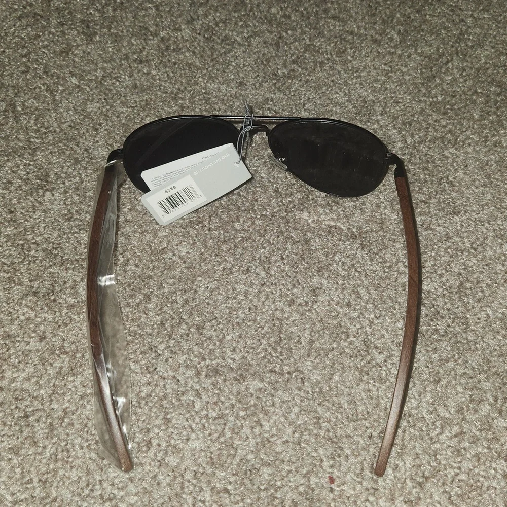 Wooden Temple Black Sunglasses